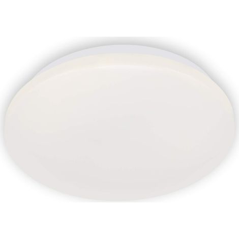 Plafonnier LED, lampe de salle de bain, IP44, 12 Watt, 1.200 Lumen, 4.000 Kelvin, blanc, Ø 28,8cm