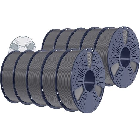 Filamento PLA Plus, resistenza superiore, compatibile con stampanti FDM, grigio (1/2)