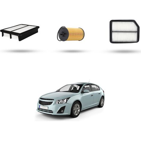 Kit tagliando 3 filtri compatibile con Chevrolet Aveo 1.4 16v 74kw dal 2008 (1/4)