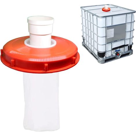 IBC Cover Filter IBC Tank Accessories Nylon Cover 245mm with Washable Nylon Filter for Rainwater Tank (1/5)