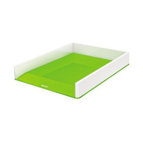 LEITZ Briefablage Leitz WOW Duo Colour DIN A4 DIN C4 Folio Letter Polystyrol Farbe: grün/weiß (1/4)