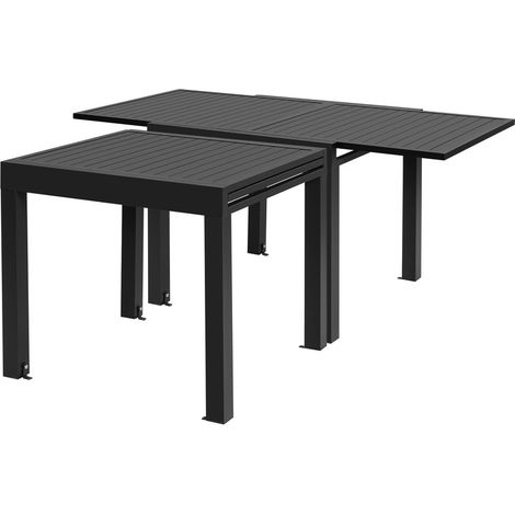 Ausziehbarer Terrassen-Esstisch aus Aluminium für 4–6 Personen (1/5)