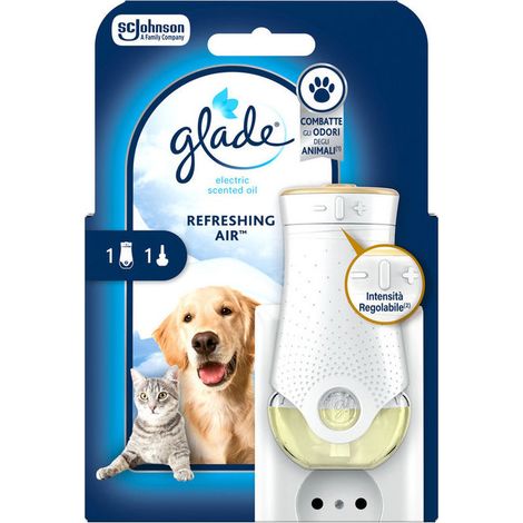 Glade Diffusore Elettrico Ricarica Pet Refreshing Air Profumazione Continua