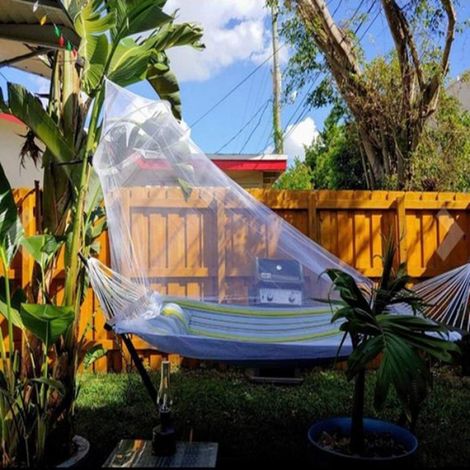 Moustiquaire - Dôme Suspendu - Pliable Et Portable - Pour Lit Simple Ou Lit Double - 1 Pièce (1/4)