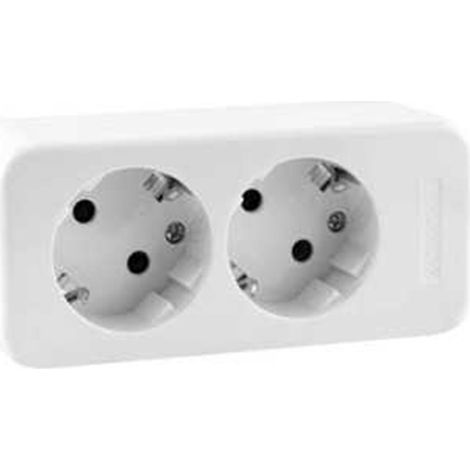 Mehrfachsockel 2 Steckdosen S/Kabel, Krang