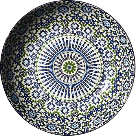 Lot de 6 Assiettes Creuses "Sana" 20cm Multicolore (1/3)