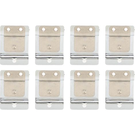 Lot de 8 fixations pour microphone radio, en métal, stables et faciles à installer, avec vis, compatibles avec les autoradios Kenwood. (1/5)