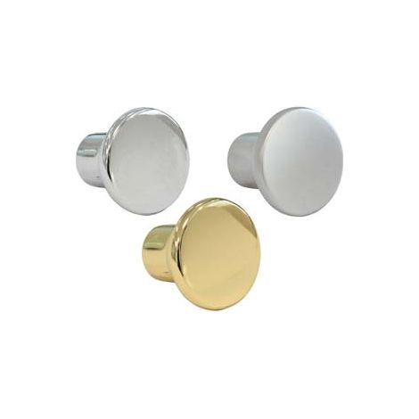 POMOLI PER MOBILI MOD.GA09 IN ZAMA- - ø mm.24 cromo lucido - 5 pezzi METALSTYLE