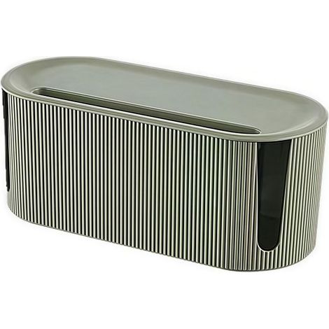 Boîte de rangement pour câbles, cache-multiprise, organiseur de câbles — Pour dissimuler et masquer multiprises et câbles (Vert) (1/5)