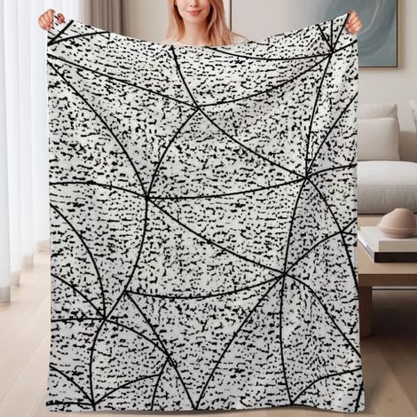 Couverture de lit en polaire, douce et chaude en microfibre chaude pour le printemps, décoration de chambre, cadeau pour femmes et hommes, 6080 pouces (1/4)