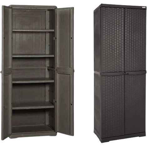 ARMADIO ALTO 'RATTAN WENGE' cm 65x P 45x H 178 (1/5)