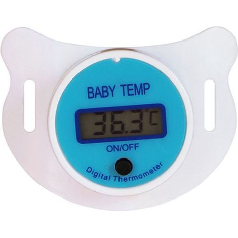 Thermometre Numerique - Forme Tetine - Ecran LCD - Precision ±0,1 °C - Pour Bebe - 1 Piece (1/5)