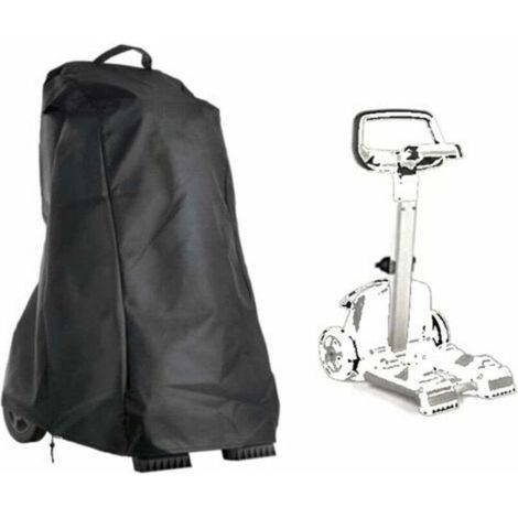 Housse pour Robot De Piscine, De Jardin avec Poignée Et Cordon De Serrage, étanche, 420D Oxford Noir 56 x 66 x 107cm (1/4)