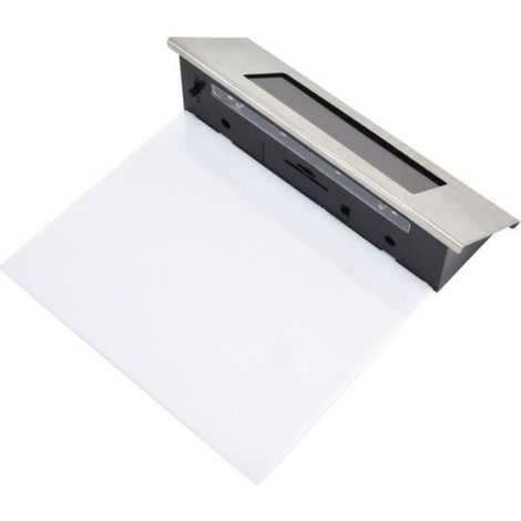 lampe de numéro d'adresse Plaque de numéro de maison solaire en acier inoxydable LED Lumière de numéro d'adresse pour (1/3)