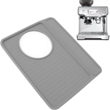 Rutschfeste Silikonmatte für Kaffeemaschinen, kompatibel mit Breville Modellen 870/880, rutschfest und staubdicht, grau (28x23,7cm/209g) (1/5)