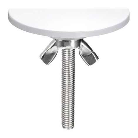 Couvercle Trou Robinet Bouchon Evier Cache Trou pour Évier de Cuisine, 1Pcs Couvercle de Trou de Robinet en Alliage de Zinc, pour Lavabo, Évier, Plan de Travail (Blanc) (1/5)