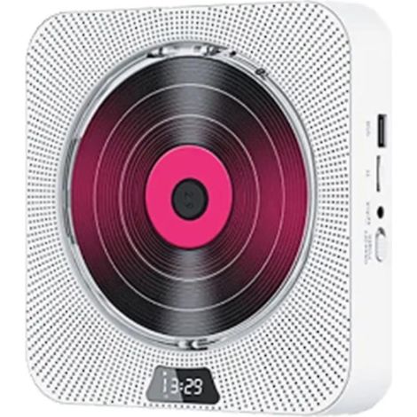 Lecteur CD mural, radio FM, Bluetooth, lecteur de musique portable USB, télécommande, stéréo (1/5)