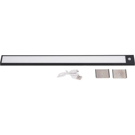 Barre lumineuse à capteur de mouvement 3W 200lm, éclairage blanc, lampe USB Ultra fine à Induction de 120 degrés sur 3 mètres