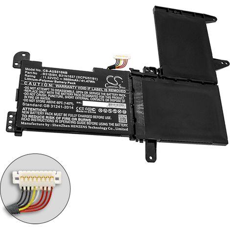 NX - Batterie ordinateur portable compatible Asus 11.52V 3600mAh - 0B200-0259000