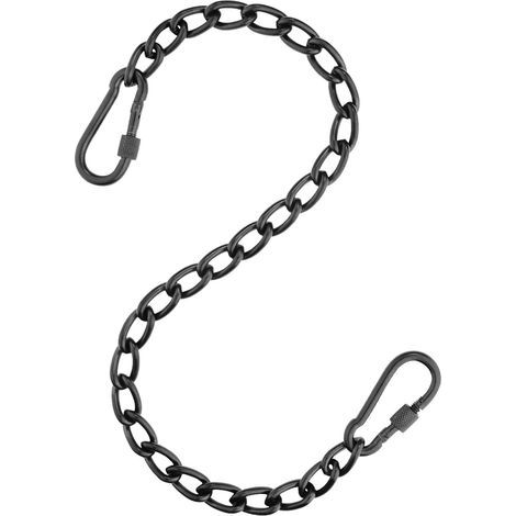 Kit de suspension de chaîne pour chaise suspendue hamac, avec deux mousquetons, utilisé pour hamac, sac de sable, chaise suspendue intérieure et extérieure 66 cm- (1/5)