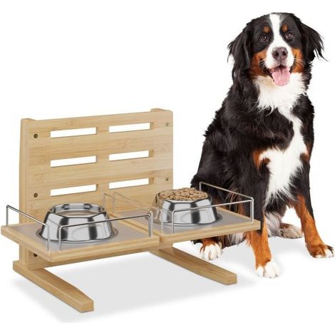 Height-adjustable feeding station for dogs (1/5)
