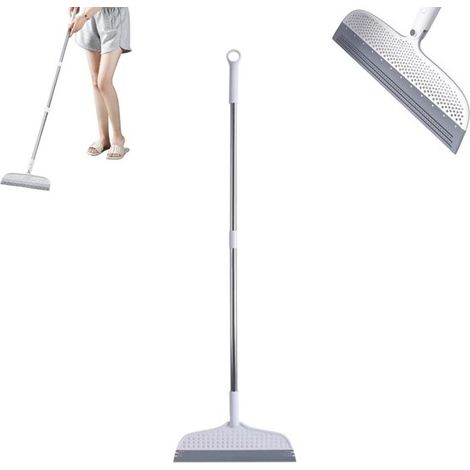 1 pièce - Raclette multifonctionnelle pour sols - balai - Enlève les poils d'animaux - Balai en silicone en forme magique - Convient pour le nettoyage des sols - Convient aux tapis, carrelages de sall (1/5)
