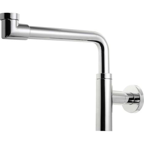 Toti exec - sifone design salva-spazio in ottone cromato ø1.1/4" x 32 -711.2155K (1/5)