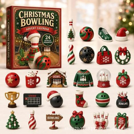 Calendrier sportif 2026, décorations de compte à rebours en acrylique à suspendre (24 jours), cadeau de Noël original sur le thème du sport pour les fans.