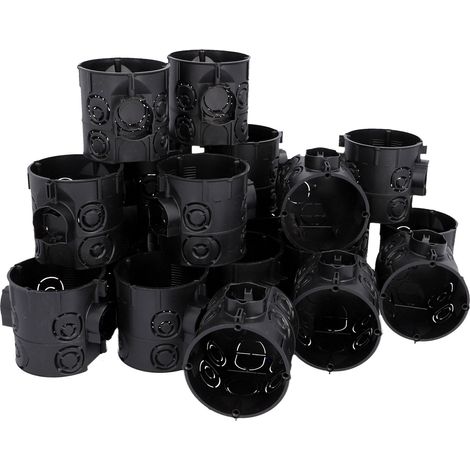 UP-Schalterdose 60 mm schwarz 20x Schalterdosen & Abzweigdosen (1/3)