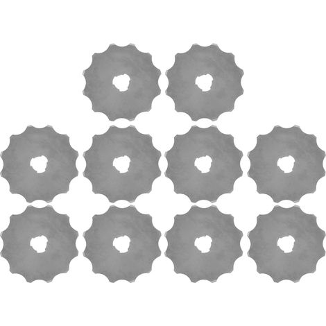 Cutter rotatif de 45 mm pour vêtements, accessoires de loisirs créatifs, papier, cuir, couvertures (10 pièces) (1/5)