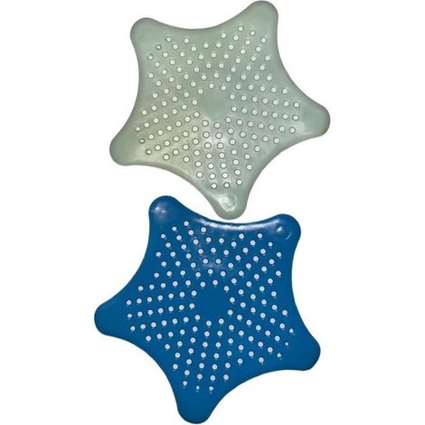 Filtres Évier Universels - Non spécifié - Lot de 2 - Silicone - Ventouse - Design Étoile (1/4)