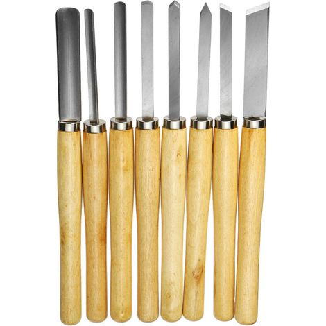 [JAMAIS UTILISÉ]8Pcs Kit De Outil De Sculpture Sur Bois Set Ciseau à Bois (1/4)