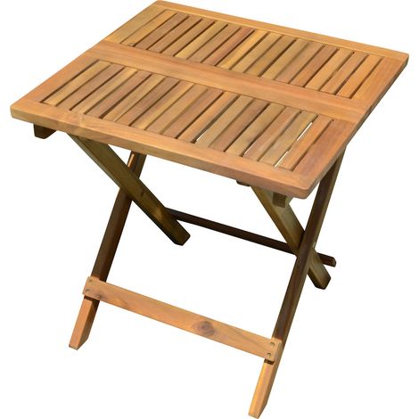 Table, pliable - acacia FSC - table d'appoint