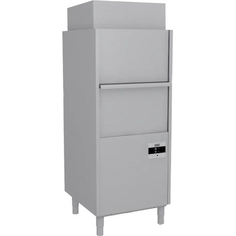 Lave-ustensiles revêtement double avec pompe de vidange et récupération 55x61 - 400 V RM - S 107 REC ABT - RM Gastro