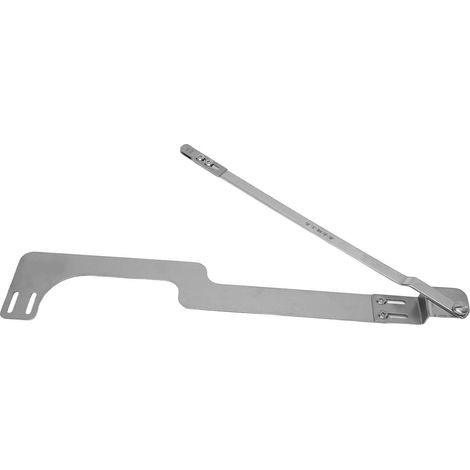 Plaque de guidage de matelassage auxiliaire pour machine à coudre, pied presseur en acier inoxydable réglable multi-angles avec plaque de guidage de bord, adapté à différentes largeurs de tissu.