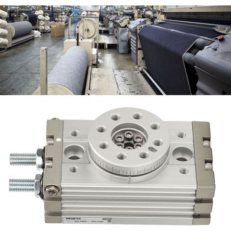 Vérin rotatif oscillant, vérin pneumatique rotatif, réglable de 0 à 190° MSQB-10A (1/5)