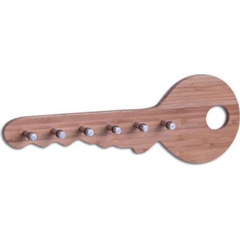 Zeller 13590 Appendichiavi, Bambú, Beige, 35x4x12.5 cm (1/2)