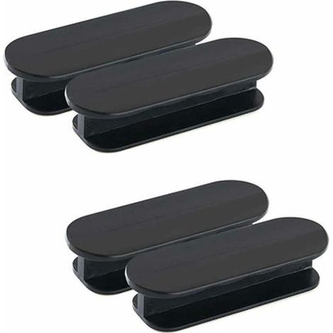 Green Mobility-Boutons et poignées de meubles,Lot de 4 poignées auto-adhésives pour placard de cuisine, tiroir, fenêtre, porte coulissante (1/5)