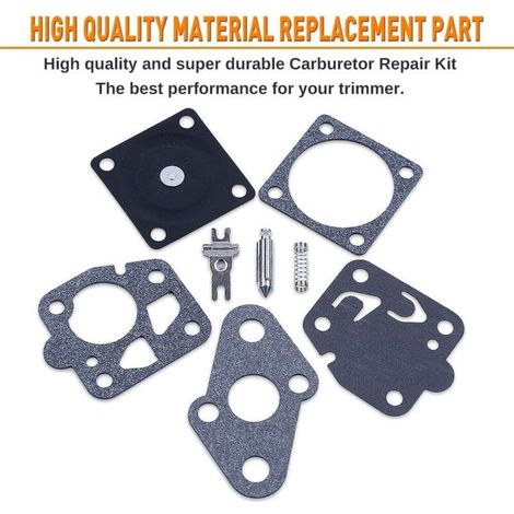 Kit de Réparation Membrane pour Carburateur Débroussailleuse Kawasaki TD24 TD25 TD33 TD40 TD48 TG20 TG24 TG25 TG33 (1/3)