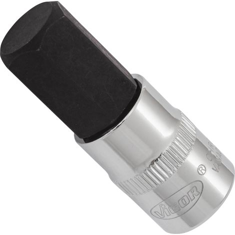 Schraubendrehereinsatz ∙ V6138 ∙ 3/8 Zoll (10 mm) Vierkant hohl ∙ Innen Sechskant Profil ∙ SW 14 mm (1/3)