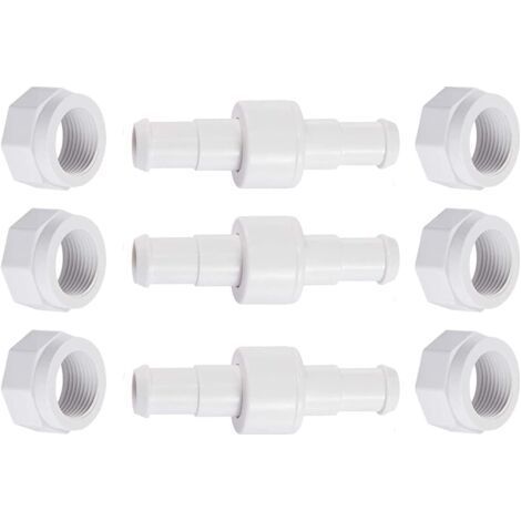 Tuyau pivotant D20 avec écrou D15 – Compatible avec Zodiac Polaris 280, 380, 180 – Pièce de rechange (1/5)