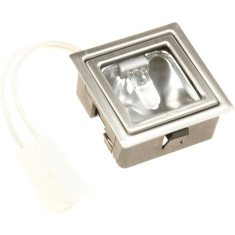 LAMPE HALOGENE INOX SATINE CARRE POUR HOTTE FALMEC - 105040199