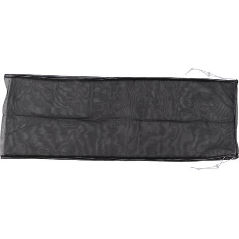 Filet de cage à oiseaux ajustable en nylon imperméable pour récupérer les graines, protection pour perroquets, perruches et aras, noir