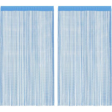 Maison Exclusive - Tende a Filo 2 pz Azzurro 100x250 cm