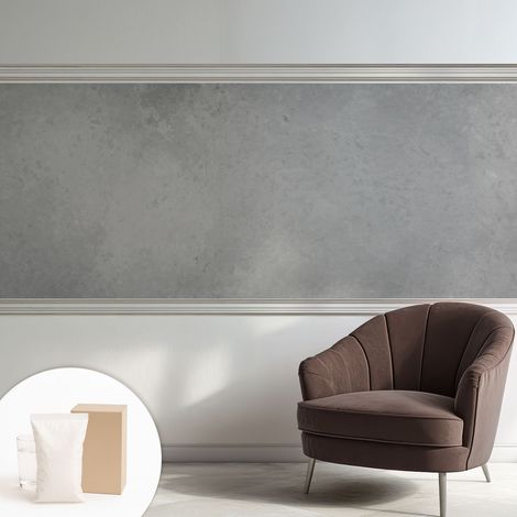 Fototapete Tapete Vliestapete mit Kleber - trendige Wanddeko - Schlafzimmer - Wohnzimmer Elegante Schrank 250x104 cm (1/5)