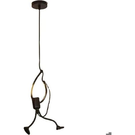 Suspension - Metal - D26 X H140 Cm - E27 - 220-240 V - Ip20 - Pour Chambre Enfants Salon Bureau - 1 Piece (1/4)
