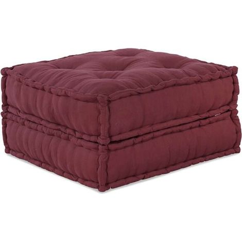 Canapé modulaire marron, 70x70x36, tissu. (1/4)