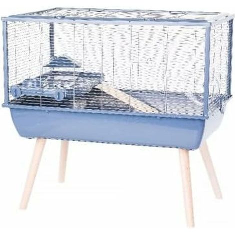 Zolux Neolife 80 Gabbia per Roditori Blu 80x50x17 cm (1/3)