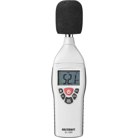 [NEUWERTIG] B-Ware Voltcraft SL-200 Schallpegelmessgerät digital 30-130 dB 31.5-8 kHz Windschutz