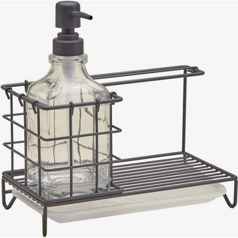 Dispensador de jabón para cocina en hierro y vidrio Darcei SKLUM        (1/5)